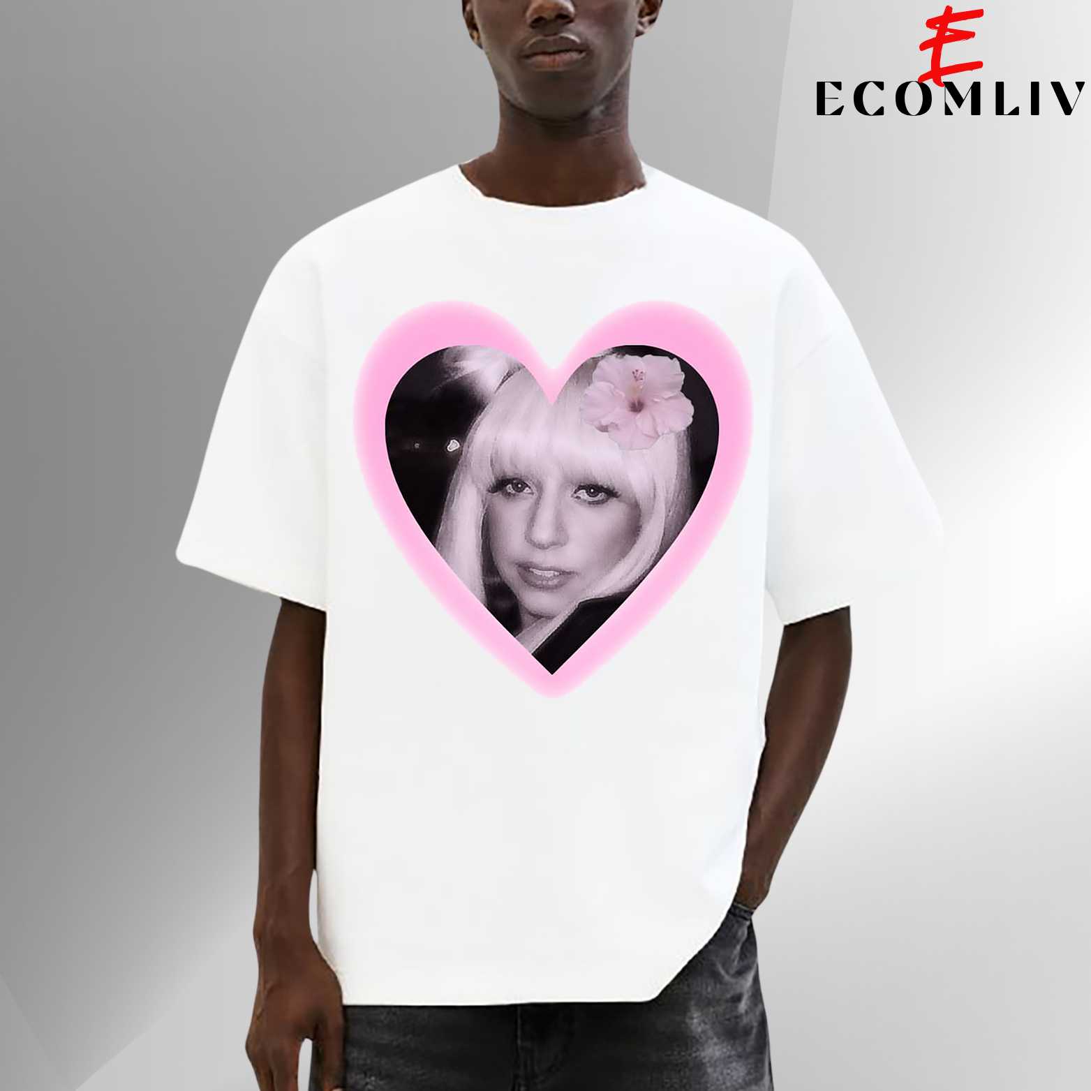 I Love Lady Gaga T Shirt, Unisex T Shirt